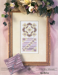 Hardanger Chart I Will Wear Lavender - Emie Bishop