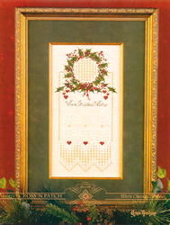 Hardanger Chart Warm Christmas Wishes - Emie Bishop