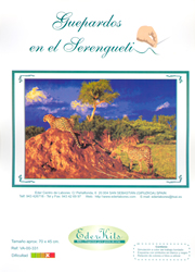 Cross Stitch Chart Guepardos en el Serengueti - Eder