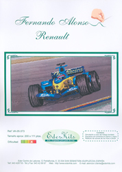 Cross Stitch Chart Fernando Alonso Renault - Eder