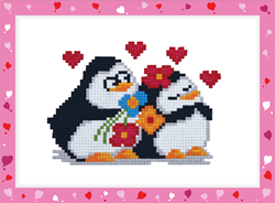 Diamond Painting Penguins in Love - Freyja Crystal