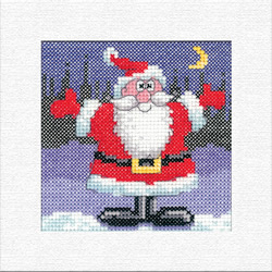 Cross stitch kit Santa - Heritage Crafts