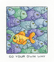 Cross stitch kit Your Own Way - Heritage Crafts