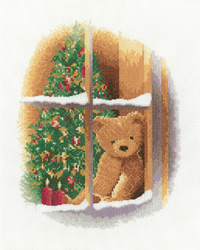 Cross stitch kit William at Christmas - Heritage Crafts