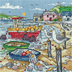 Cross stitch kit Bay Watching - Heritage Crafts