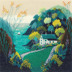 Cross stitch kit Hidden Valley - Heritage Crafts