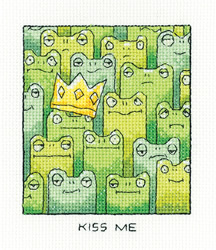 Cross stitch kit Kiss Me - Heritage Crafts