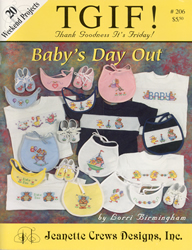 Cross Stitch Chart Baby's Day Out - Jeanette Crews Designs