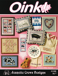 Cross Stitch Chart Oink! - Jeanette Crews Designs