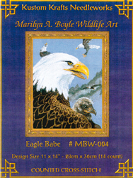 Cross Stitch Chart Eagle Babe - Kustom Krafts