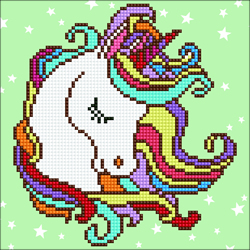 Diamond Art Fun Unicorn - Leisure Arts