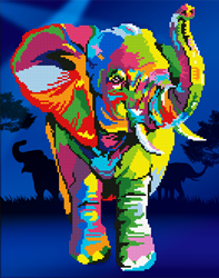 Diamond Art Elephant - Leisure Arts