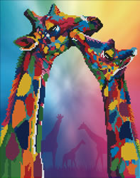 Diamond Art Giraffes - Leisure Arts