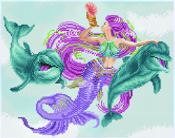 Diamond Art Mermaid and Friends - Leisure Arts