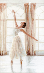 Cross stitch kit Ballerina - Leti Stitch