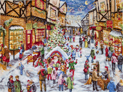 Cross stitch kit Christmas Eve - Leti Stitch