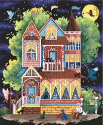 Cross stitch kit Fairtale House - Leti Stitch