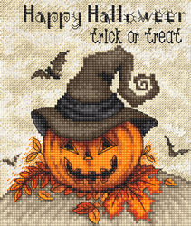 Cross stitch kit Trick or Treat - Leti Stitch