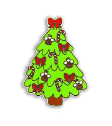Needle Minder Christmas Tree - Leti Stitch
