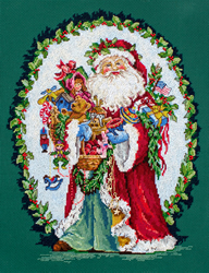 Cross stitch kit Jolly Saint Nick - Leti Stitch