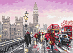 Cross stitch kit Westminster Bridge - Leti Stitch