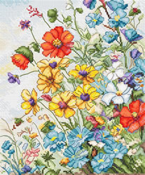 Cross stitch kit Wildflowers - Leti Stitch