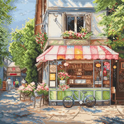 Cross stitch kit Corner Shop - Leti Stitch