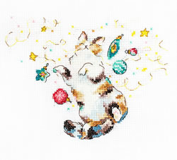 Cross stitch kit Cats Happiness - Leti Stitch