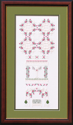 Cross Stitch Chart Roses in the Garden - Loopy Lou Designs