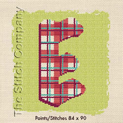 Cross Stitch Chart E - LiliPoints