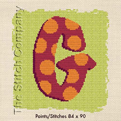 Cross Stitch Chart G - LiliPoints