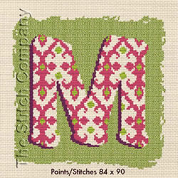 Cross Stitch Chart M - LiliPoints