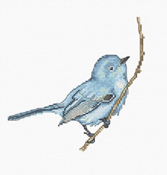 Cross stitch kit Bluebird - Luca-S