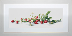 Cross Stitch Kit Etude with Strawberries - Luca-S