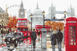 Cross stitch kit London - Luca-S