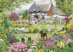Cross stitch kit Cottage Garden - Luca-S
