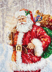 Cross stitch kit Santa Claus - Luca-S