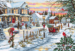 Cross stitch kit Christmas Eve - Luca-S