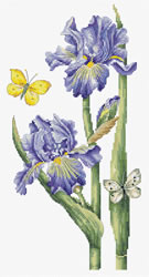 Cross stitch kit May Iris - Luca-S