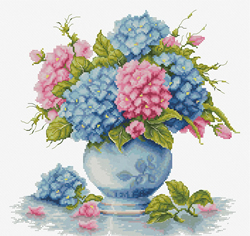 Cross stitch kit Serene Beauty - Luca-S