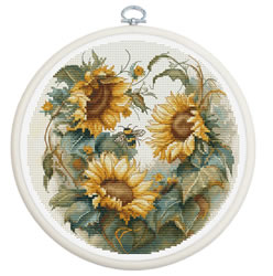 Cross stitch kit The Sunflower - Luca-S