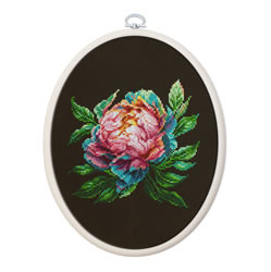 Borduurpakket Abalone Pearl Peony - Luca-S