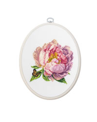 Cross stitch kit Rozella Peony - Luca-S