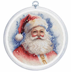 Cross stitch kit Santa - Luca-S