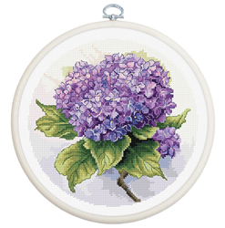 Cross stitch kit Hydrangea - Luca-S