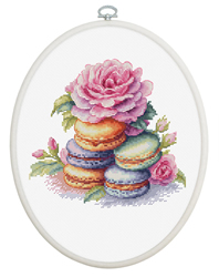 Borduurpakket French Macarons - Luca-S