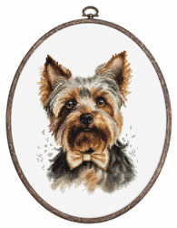 Borduurpakket The Yorkshire Terrier  - Luca-S