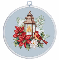 Cross stitch kit Poinsettia - Luca-S