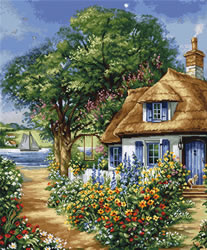 Cross stitch kit Summer Landscape - Luca-S