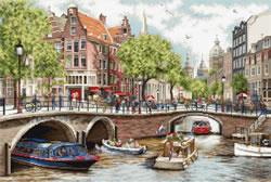 Cross stitch kit Amsterdam - Luca-S